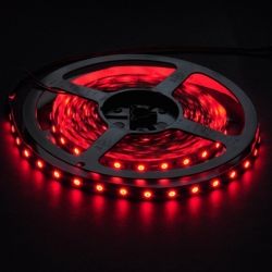 Taśma LED-5050 300 diod Wodoodporna Czerwona 10mm