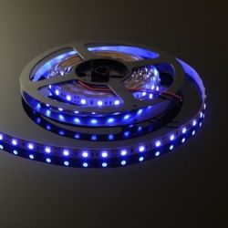 Taśma LED-5050 300 diod Wodoodporna Niebieska 10mm białe podłoże