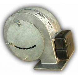 Wentylator WPA 120KP z klapką i przysłoną do nadmuchu powietrza do palenisk kotłów CO (M-WPA120KP)