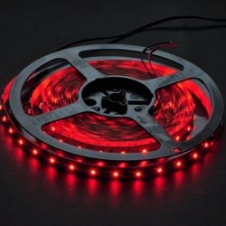 Taśma LED-3528 300 diod Standard Czerwona 8mm białe podłoże