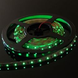 Taśma LED-3528 300 diod Standard Zielona 8mm białe podłoże