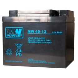 Akumulator MW Power MW 40-12 12V 40Ah, żywotość 6-9 lat