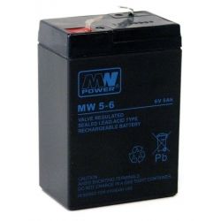 Akumulator MW Power MW 5-6 6V 5Ah, żywotość 6-9 lat
