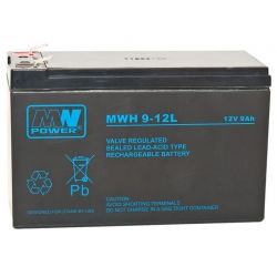 Akumulator MW Power MWH 9-12L 12V 9Ah (270W), żywotość 6-9 lat
